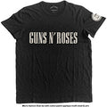 GUNS N ROSES (GNR) Logo & Bullet Embroidered Tee