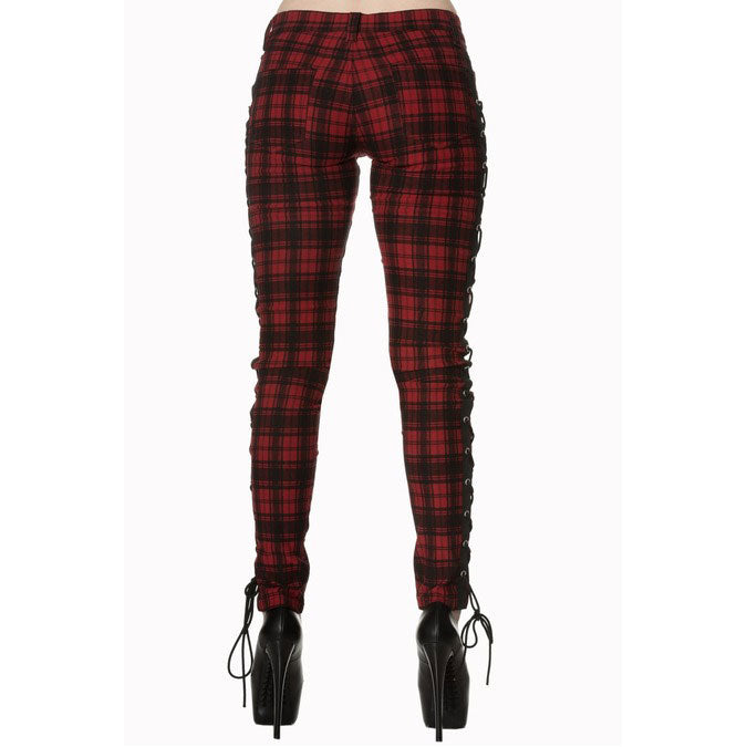 Escaping Darkness Tartan Pants