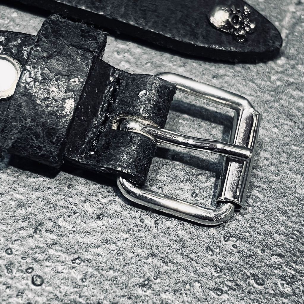 Alchemy Castile Amethyst Studded Leather Belt