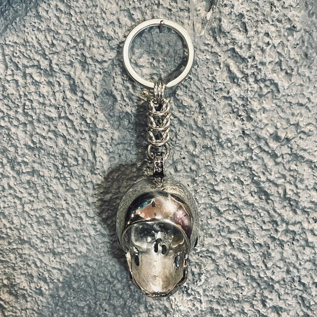 Skulled Chainmaille Keychain