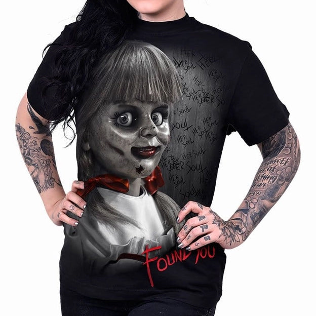Annabelle Found You Horror Tee