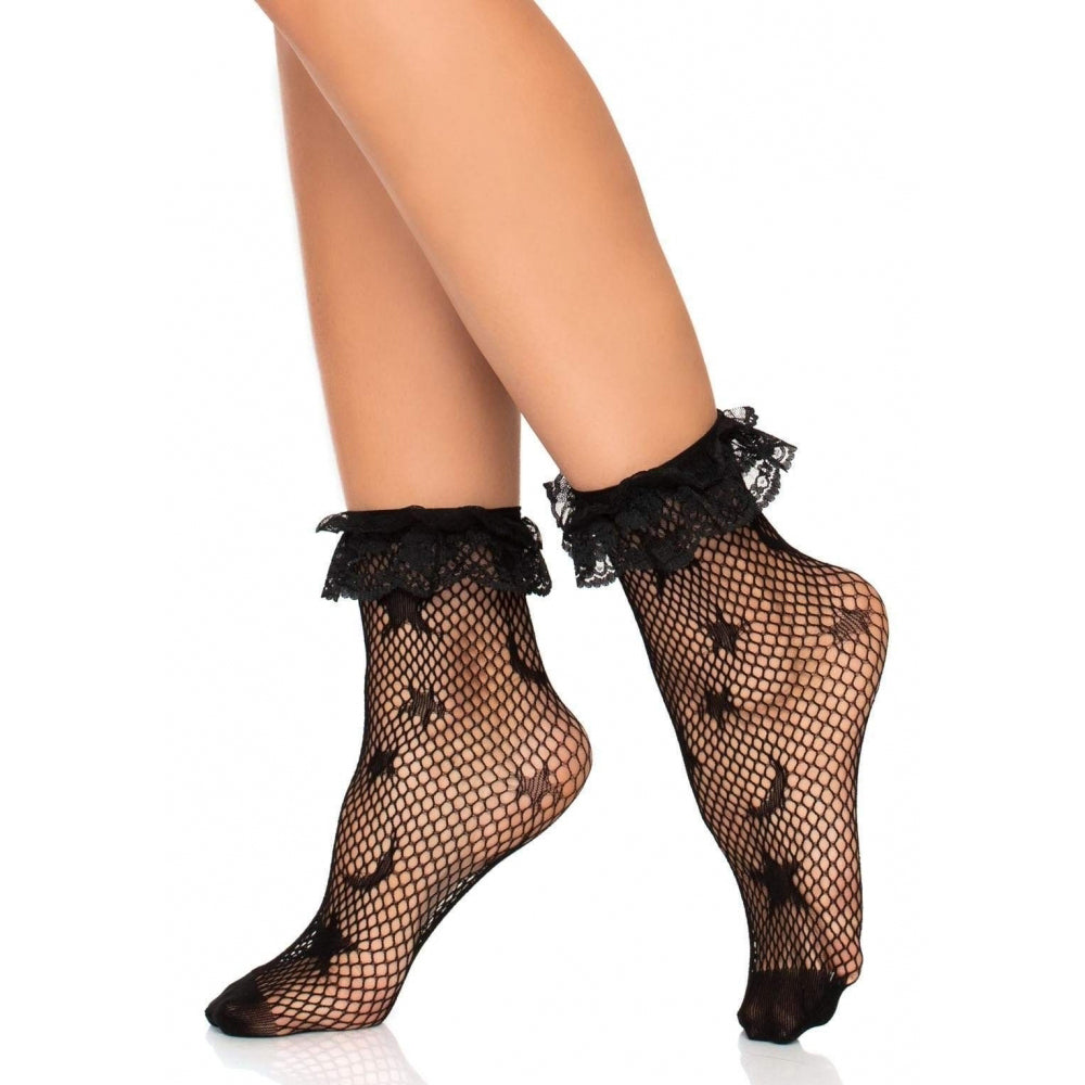 Midnight Galaxy Anklet Socks