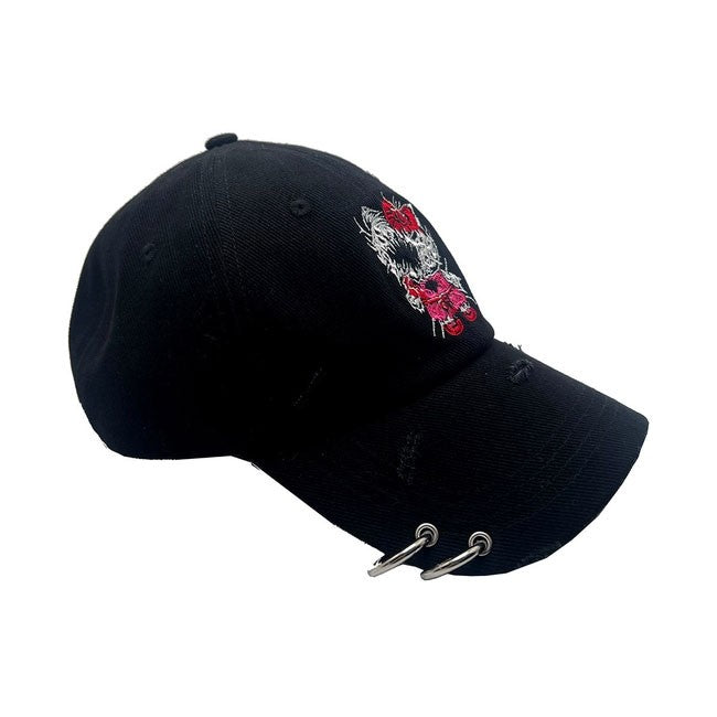 Hell Kitty Pierced Baseball Cap