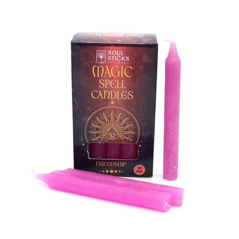 Spell Ritual Mini Candles - 20pk Friendship: Pink