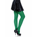 Wicked Stripe Tights - Green
