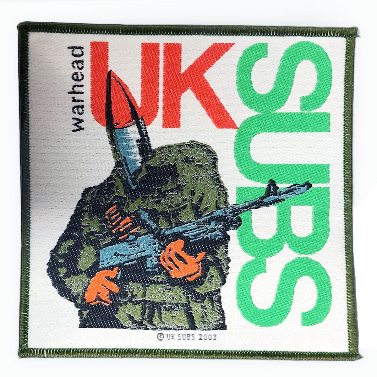 UK SUBS Warhead Patch