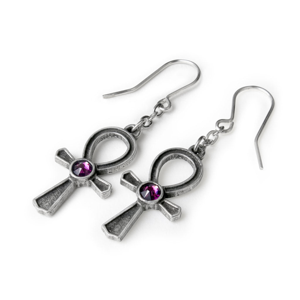 Ankh of Osiris Earrings