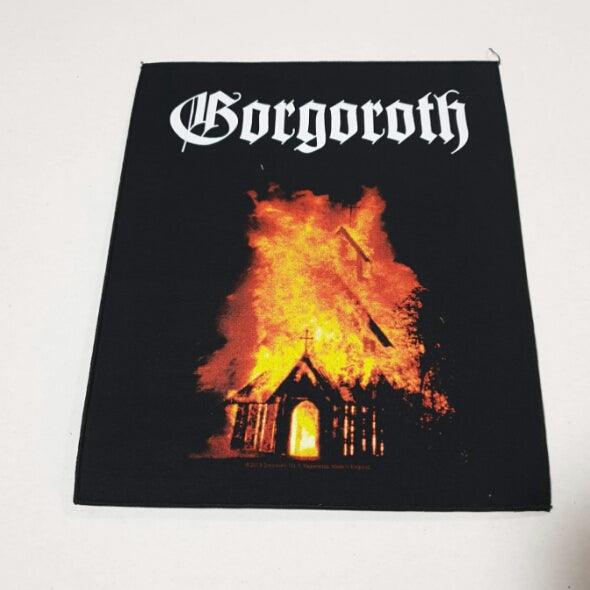 GORGOROTH Burning Church Back Patch