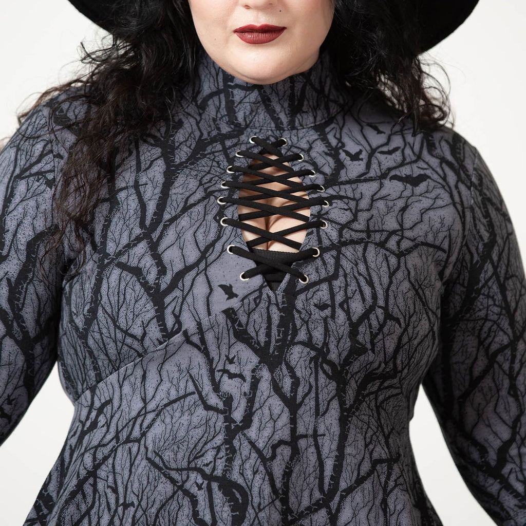 Divine Touch Keyhole Haunted Forest Dress