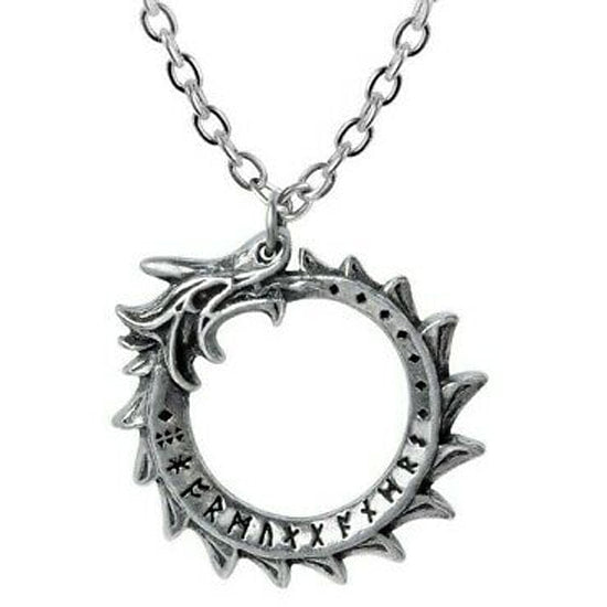 Mini Jormangund Eternity Pendant Necklace