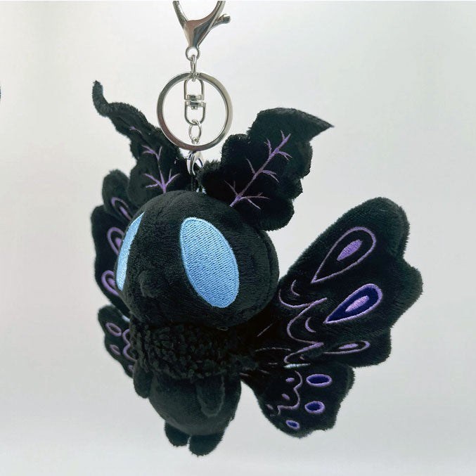 Lunar Moth Plush Keychain