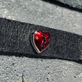 Alchemy Castile Heart-Ache Studded Leather Belt