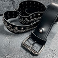 Avernus Studded Leather Belt