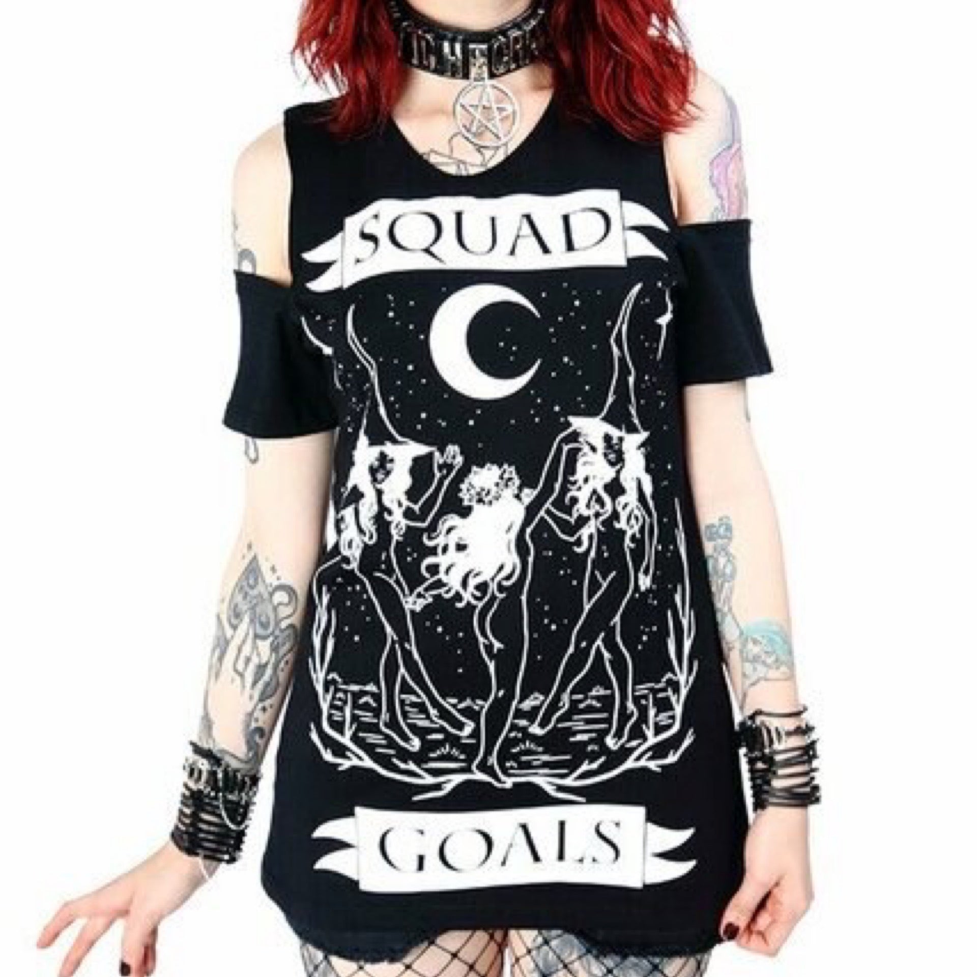 Cold Shoulder Squad Goals Top