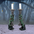 Light of Darkness Witch Candle Holder Duo
