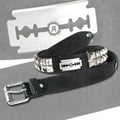 Teutonic Razor Studded Leather Belt