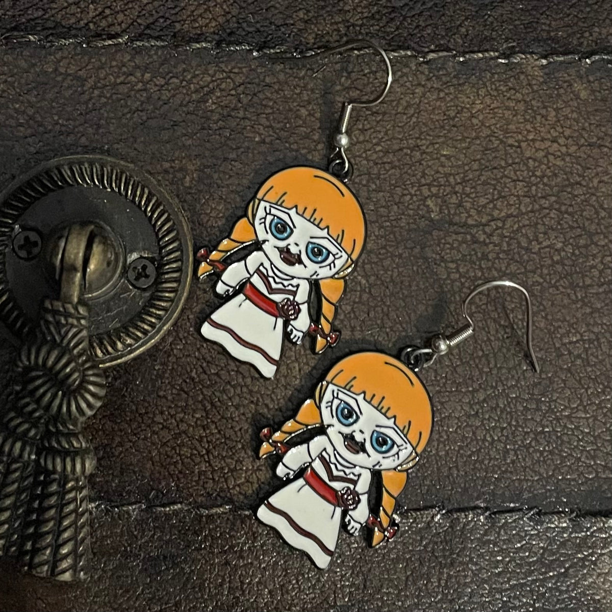 Horror Fiend Earrings - Conduit For Evil