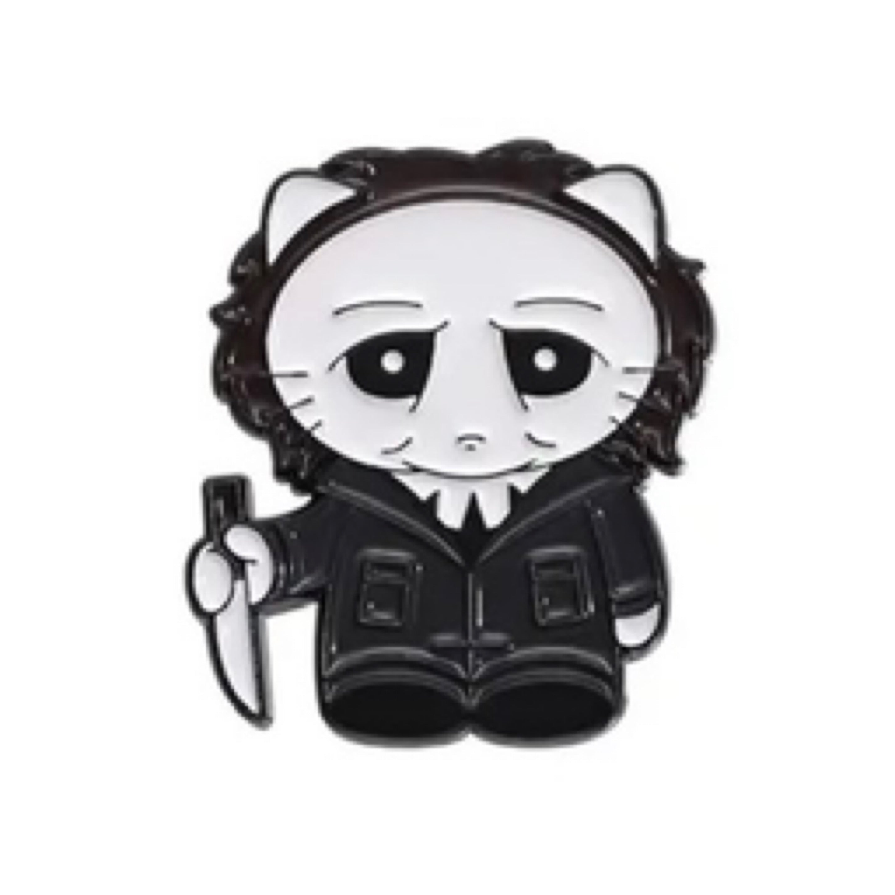 Meow-Myers Horror Cat Enamel Pin