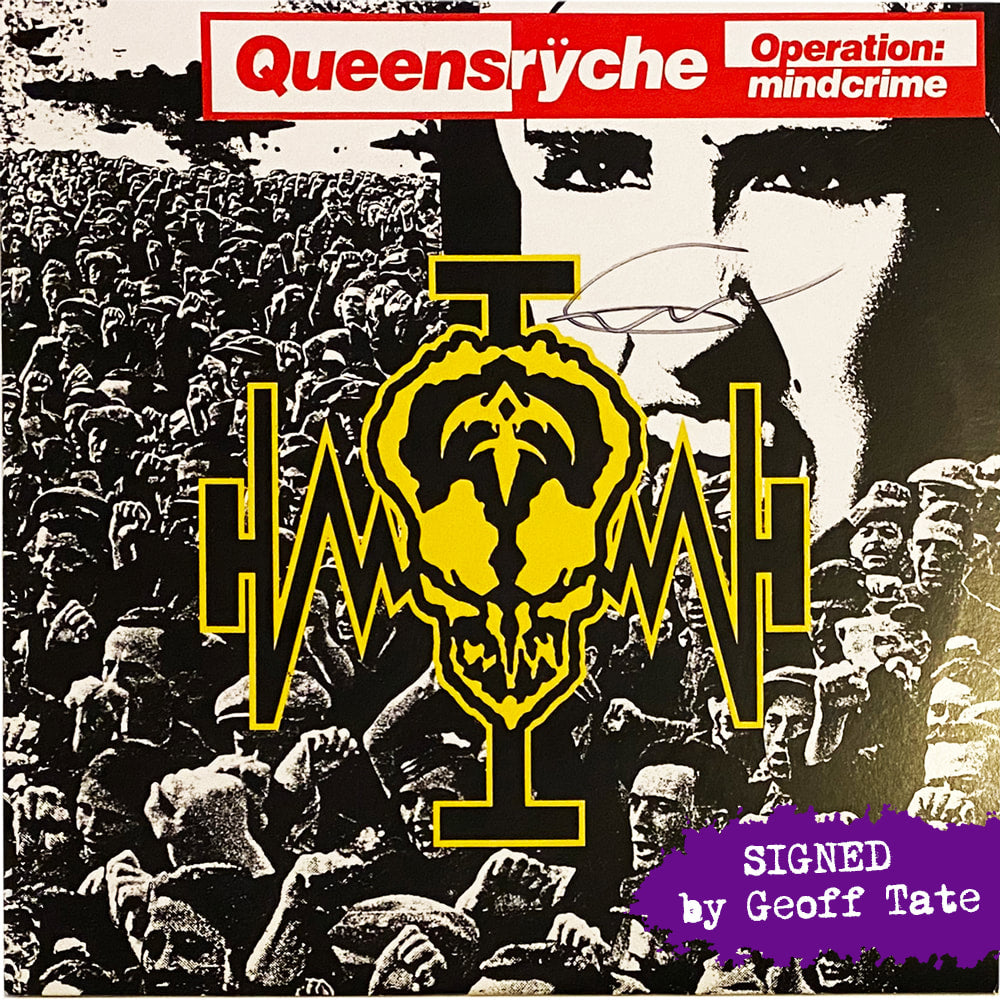 QUEENSRYCHE Operation Mindcrime Vinyl Signed 1988