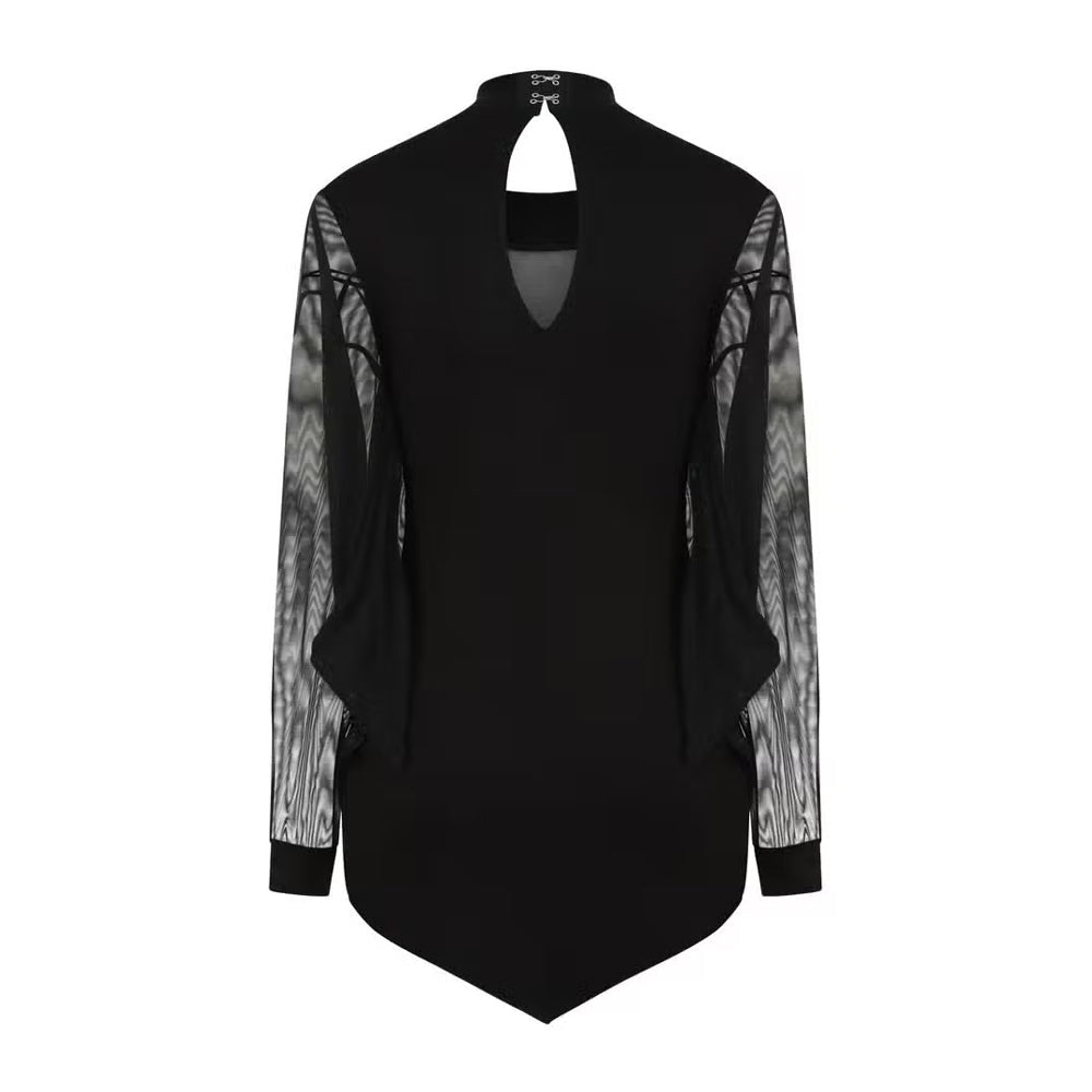 Cybele Mini Dress with Bat Winged Sleeve