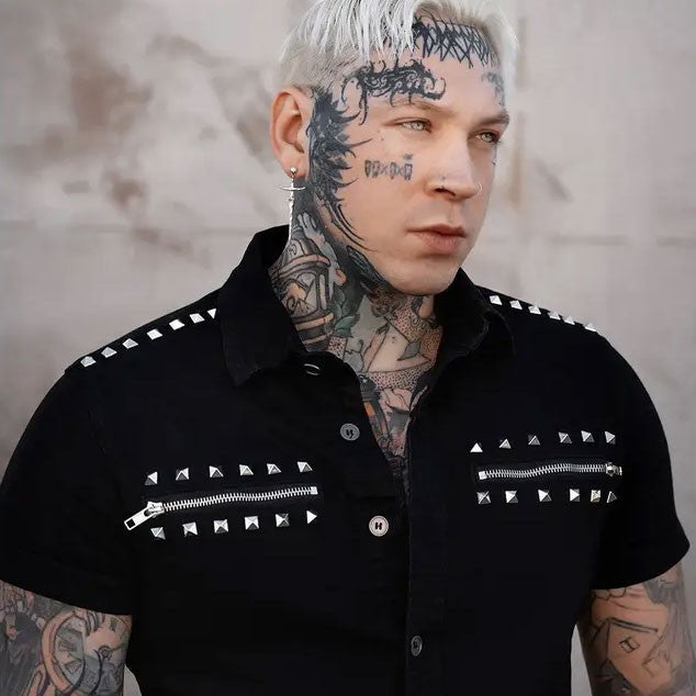 Shallow Grave Studded Shirt