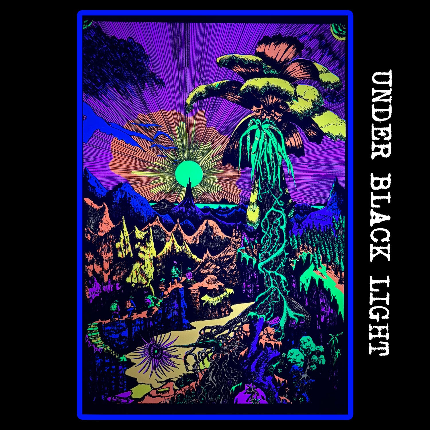 Lost Horizon Flocked Blacklight Poster 192