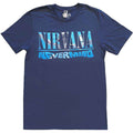 NIRVANA Nevermind Navy Blue Tee (Backprint)
