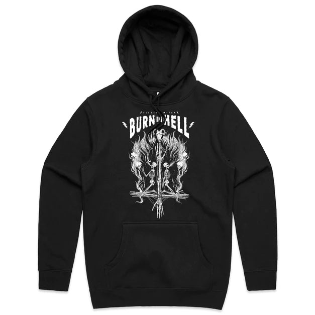 Burn in Hell Pullover Hood