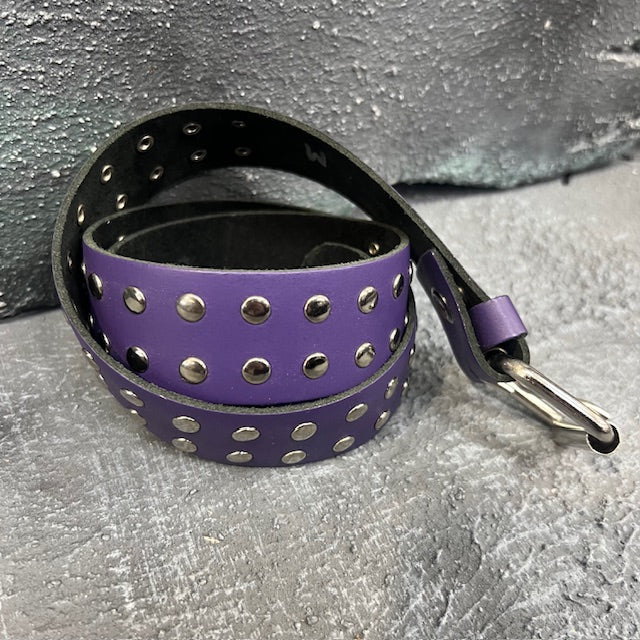 Rivet Redux Tyrian Leather Belt (Medium)