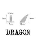 DIY Dragon Claw Spikes Screw Stud Collection