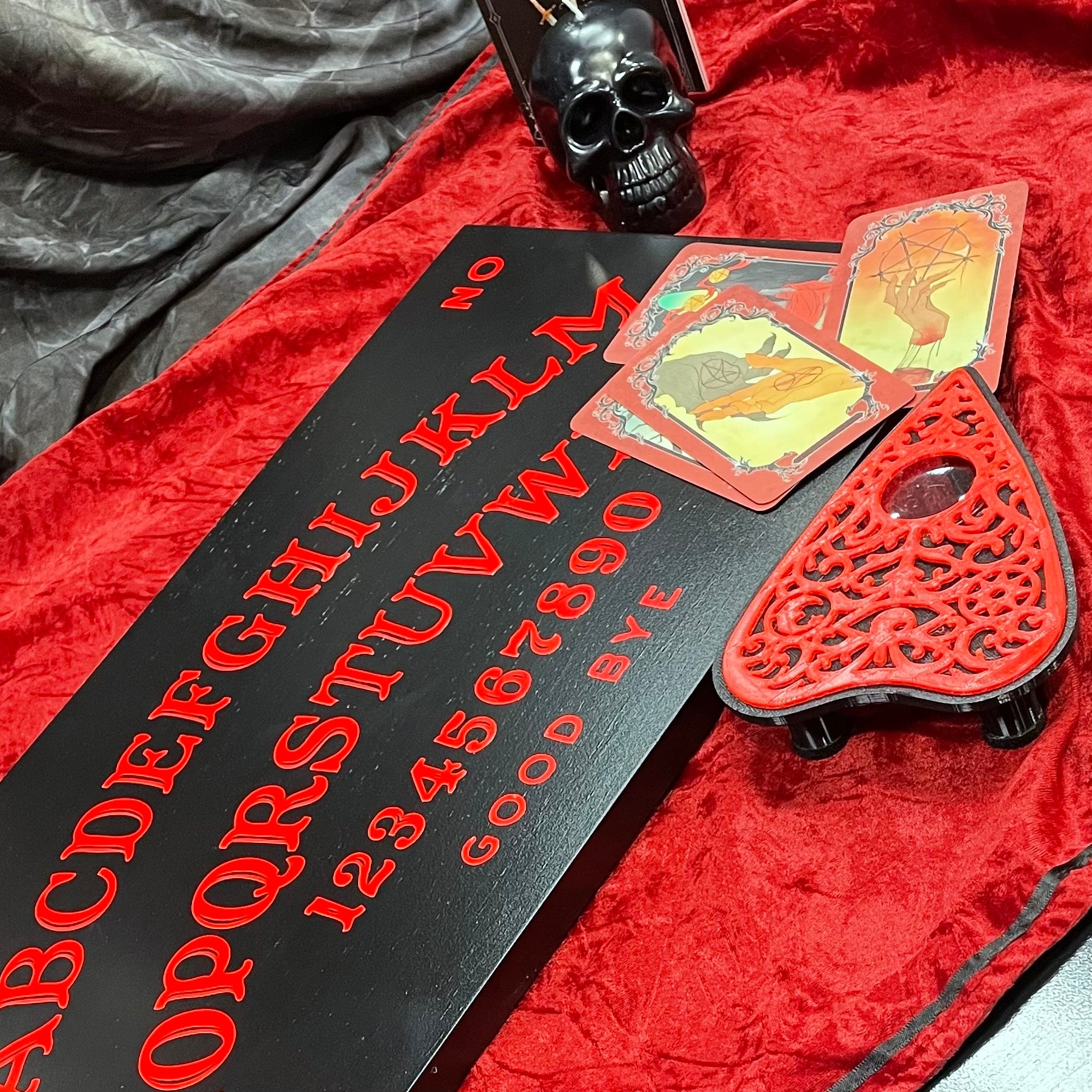 Spirit Board Inferno with Planchette
