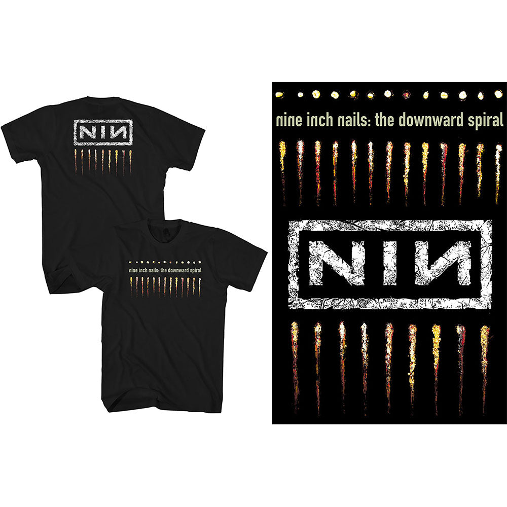 NINE INCH NAILS (NIN) Downward Spiral Tee