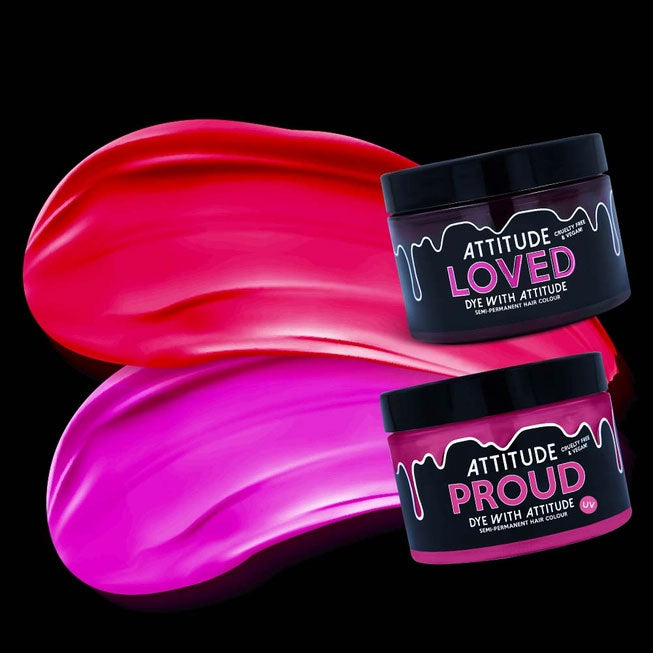 Pretty in Pink Attitude Hair Dye Duo