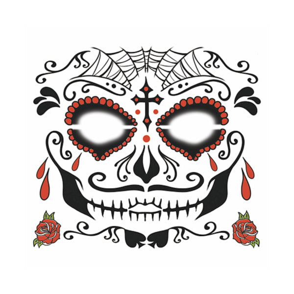 Make-up Tattoo Sugar Skull Gothic