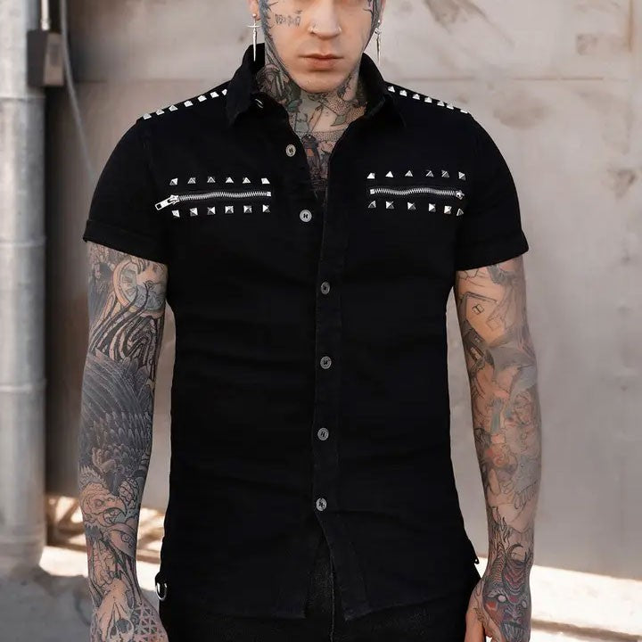 Shallow Grave Studded Shirt