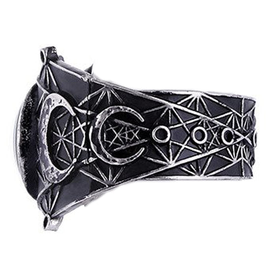 Moon Geometry Cuff Bracelet