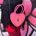 Candy Skullcrush Heart-Shaped Crossbody Bag