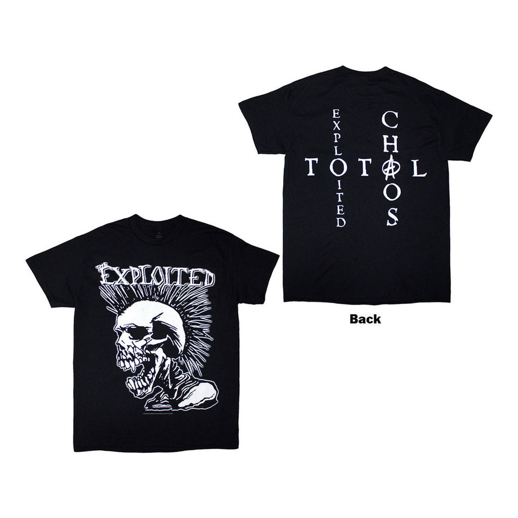 EXPLOITED Mohican Skull Tee (Backprint)