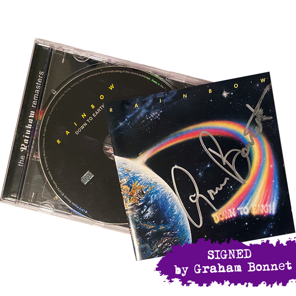 RAINBOW Down To Earth CD Signed 1979