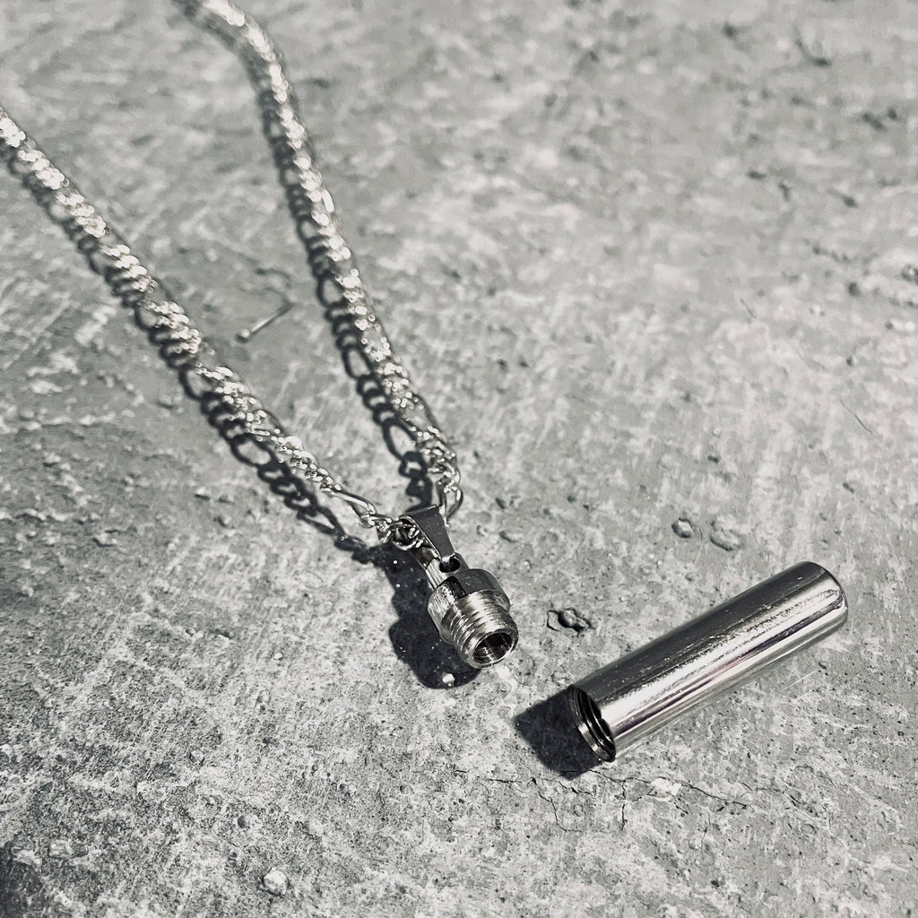 Repose Cremation Vial Necklace