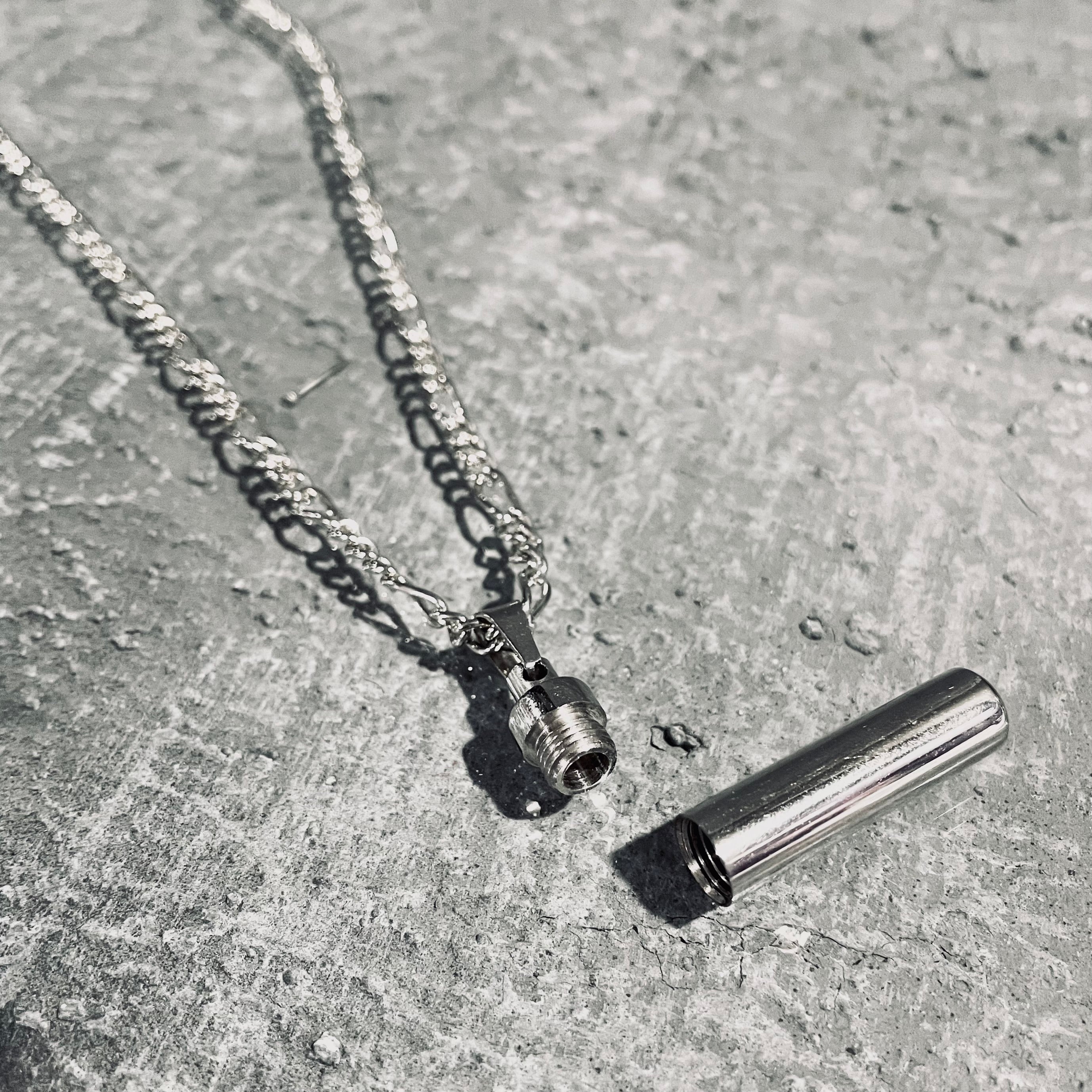 Repose Cremation Vial Necklace