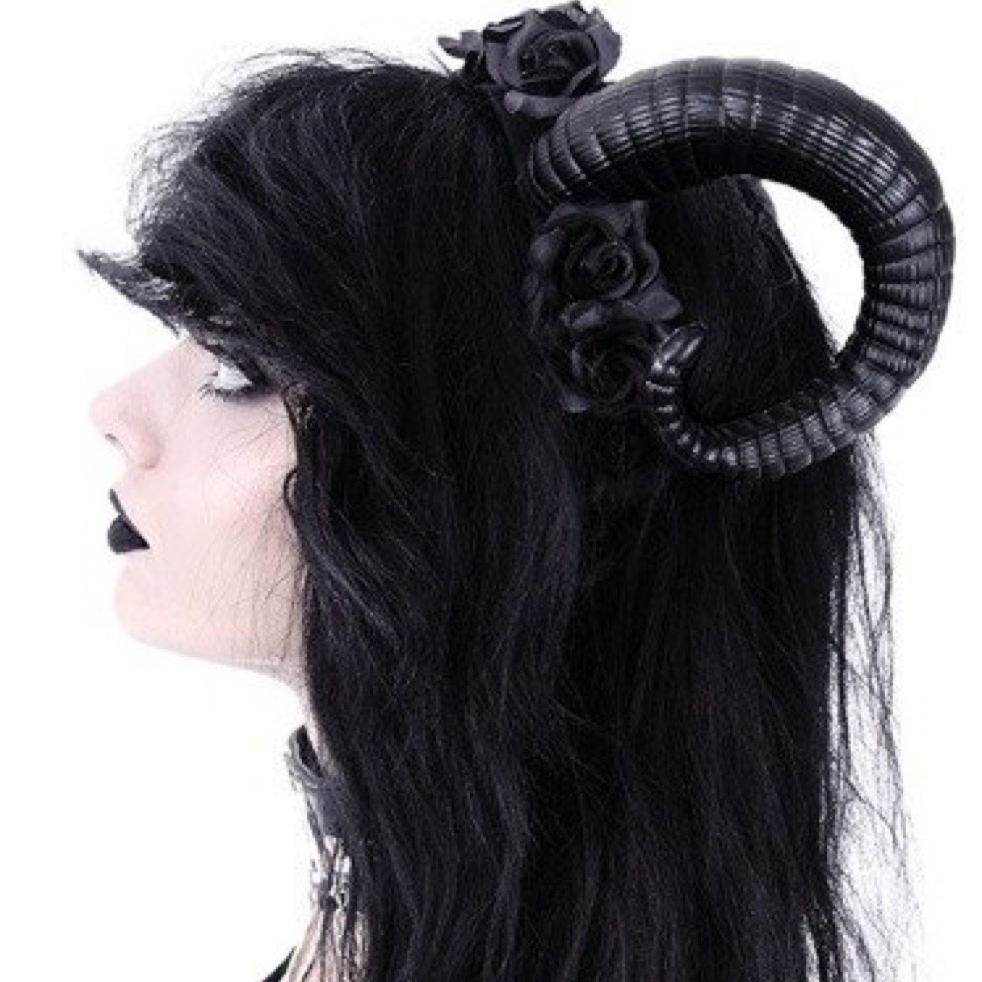 Demonic Horns Headpiece
