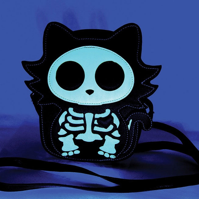 Meow Glow in the Dark Crossbody Bag