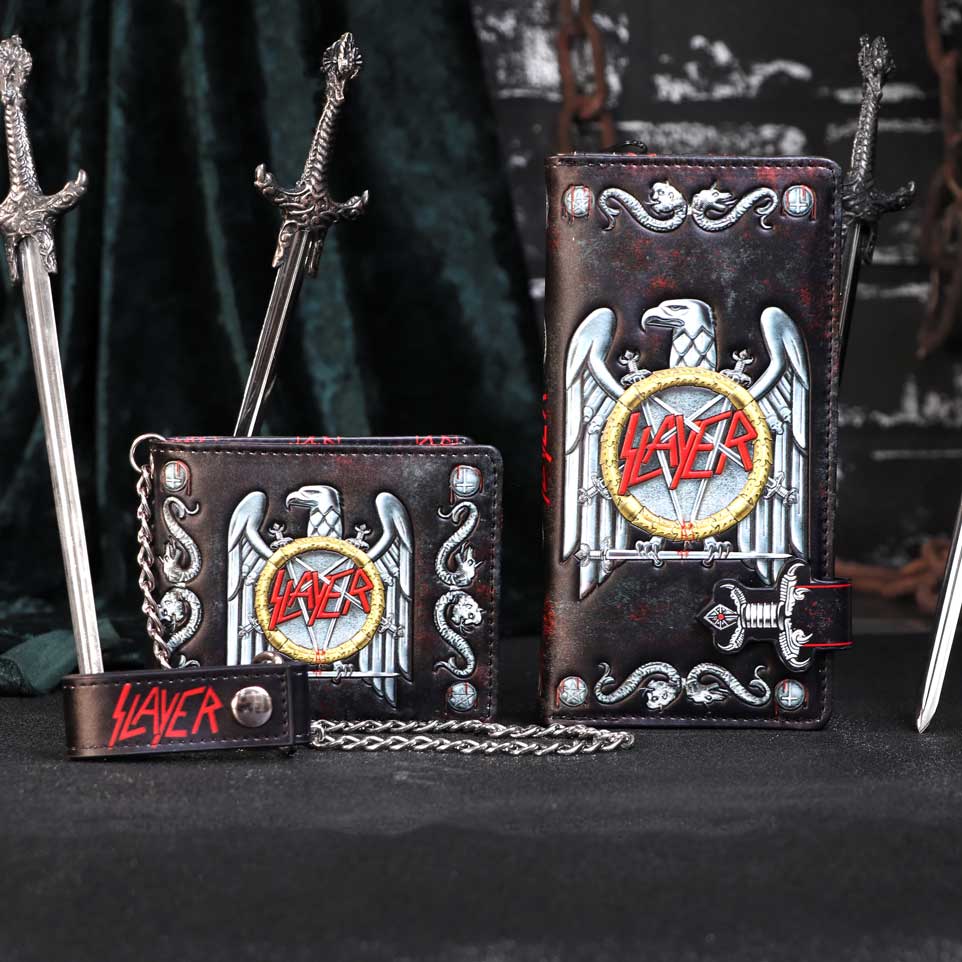 Slayer Eagle Logo Embossed Wallet