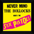 SEX PISTOLS Never Mind the Bollocks Framed Album Cover