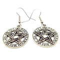 Pentagram Ritual Earrings