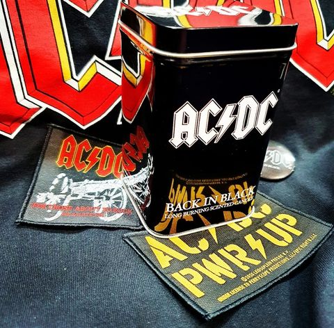 AC/DC Soy Wax Tin Candle