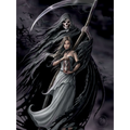 Anne Stokes Summon the Reaper Textile Wall Flag