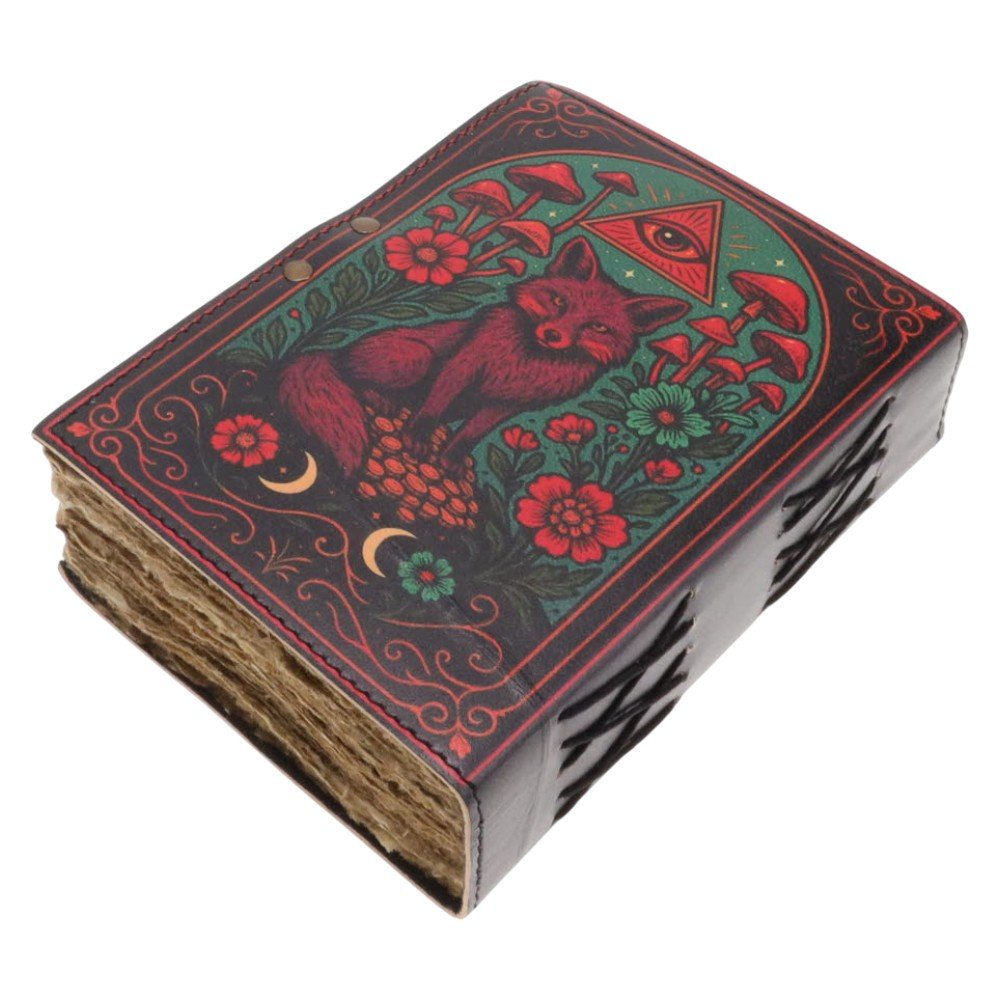 Wolf Heart Leather Journal