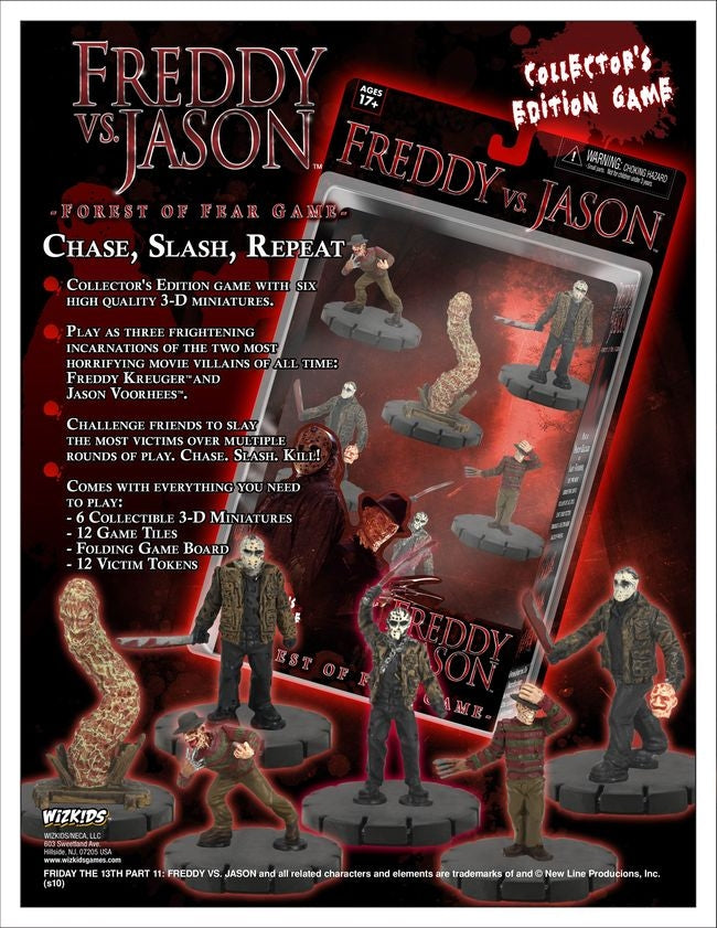 Heroclix Freddy Vs Jason - Forrest Of Fear Game